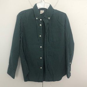 Crewcuts Long Sleeve Button Down Checkered Shirt